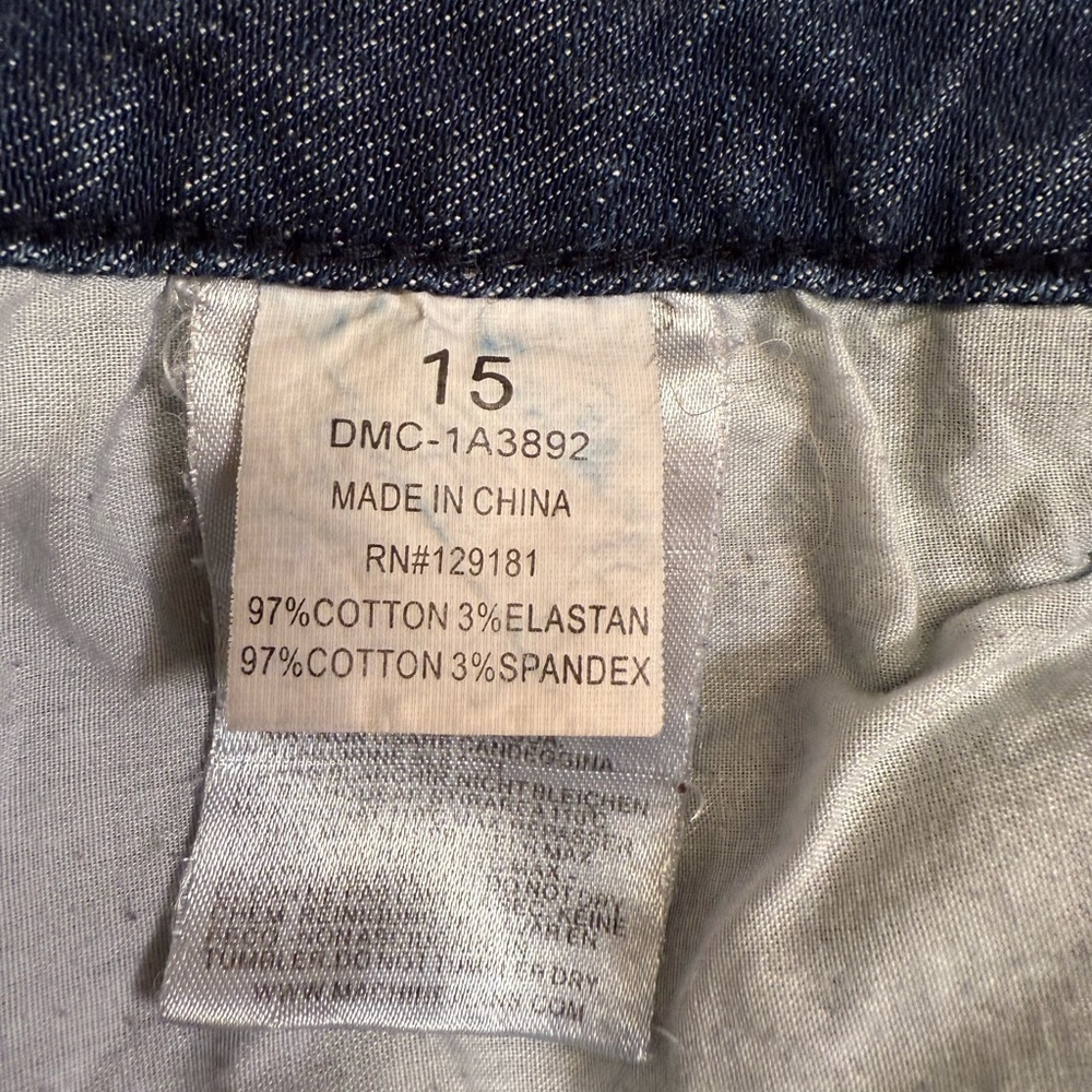Machine Men's Ripped Blue Slim Jeans - Picture 5 of 6